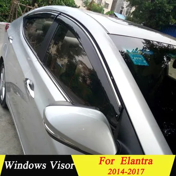 For Hyundai Elantra 2014 2015 2016 2017 Plastic Window Visor Vent Shades Sun Rain Deflector Guard Auto Accessories 4PCS/SET
For Hyundai Elantra 2014 2015 2016 2017 Plastic Window Visor Vent Shades Sun Rain Deflector Guard Auto Accessories 4PCS/SET