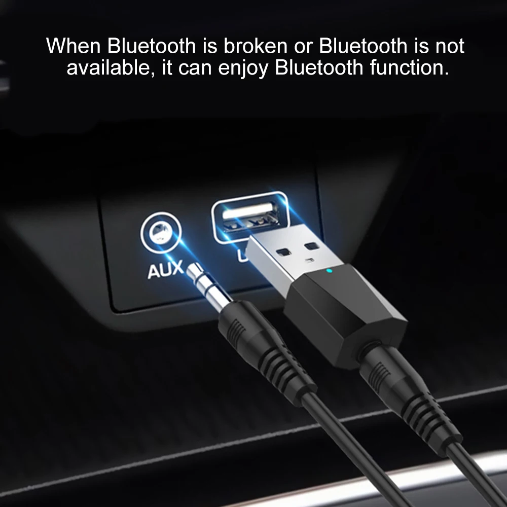 3.5mm Bluetooth Adapter Jack USB Bluetooth Car Kit Dongle for Computer Headset Bluetooth 4.2 Audio Handsfree Receiver Speaker
3.5mm Bluetooth Adapter Jack USB Bluetooth Car Kit Dongle for Computer Headset Bluetooth 4.2 Audio Handsfree Receiver Speaker