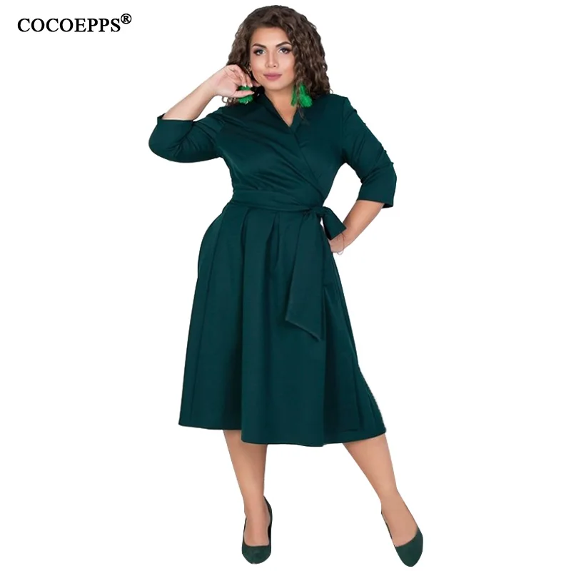 5XL 6XL 2019 Spring Big Size Women Dress Casual Sexy V-Neck Plus Size Female Dress Elegant Office Ladies Party Large Sizes Dress
5XL 6XL 2019 Spring Big Size Women Dress Casual Sexy V-Neck Plus Size Female Dress Elegant Office Ladies Party Large Sizes Dress