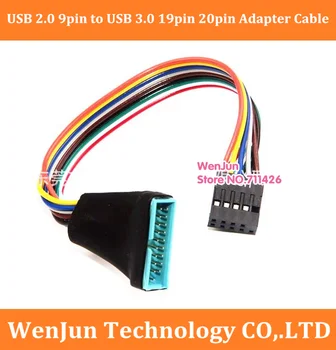 USB 3.0 19p 20p to USB 2.0 9P front panel Cable cord USB2.0 9pin to USB3.0 19pin 20pin Computer Mainboard Adapter cable 13cm
USB 3.0 19p 20p to USB 2.0 9P front panel Cable cord USB2.0 9pin to USB3.0 19pin 20pin Computer Mainboard Adapter cable 13cm