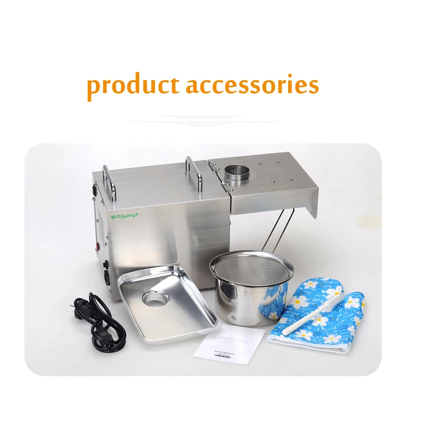 Automatic Oil Press Machine Nuts Seeds Oil Presser Pressing Machine All Stainless Steel High Oil Extraction
Automatic Oil Press Machine Nuts Seeds Oil Presser Pressing Machine All Stainless Steel High Oil Extraction