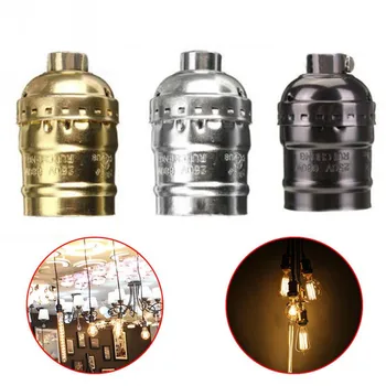 E26/E27 Lamp Bases Aluminum Antique Vintage LED Light Lamp Bulb Holder Pendant Socket Fitting for Retro Home Decoration
E26/E27 Lamp Bases Aluminum Antique Vintage LED Light Lamp Bulb Holder Pendant Socket Fitting for Retro Home Decoration