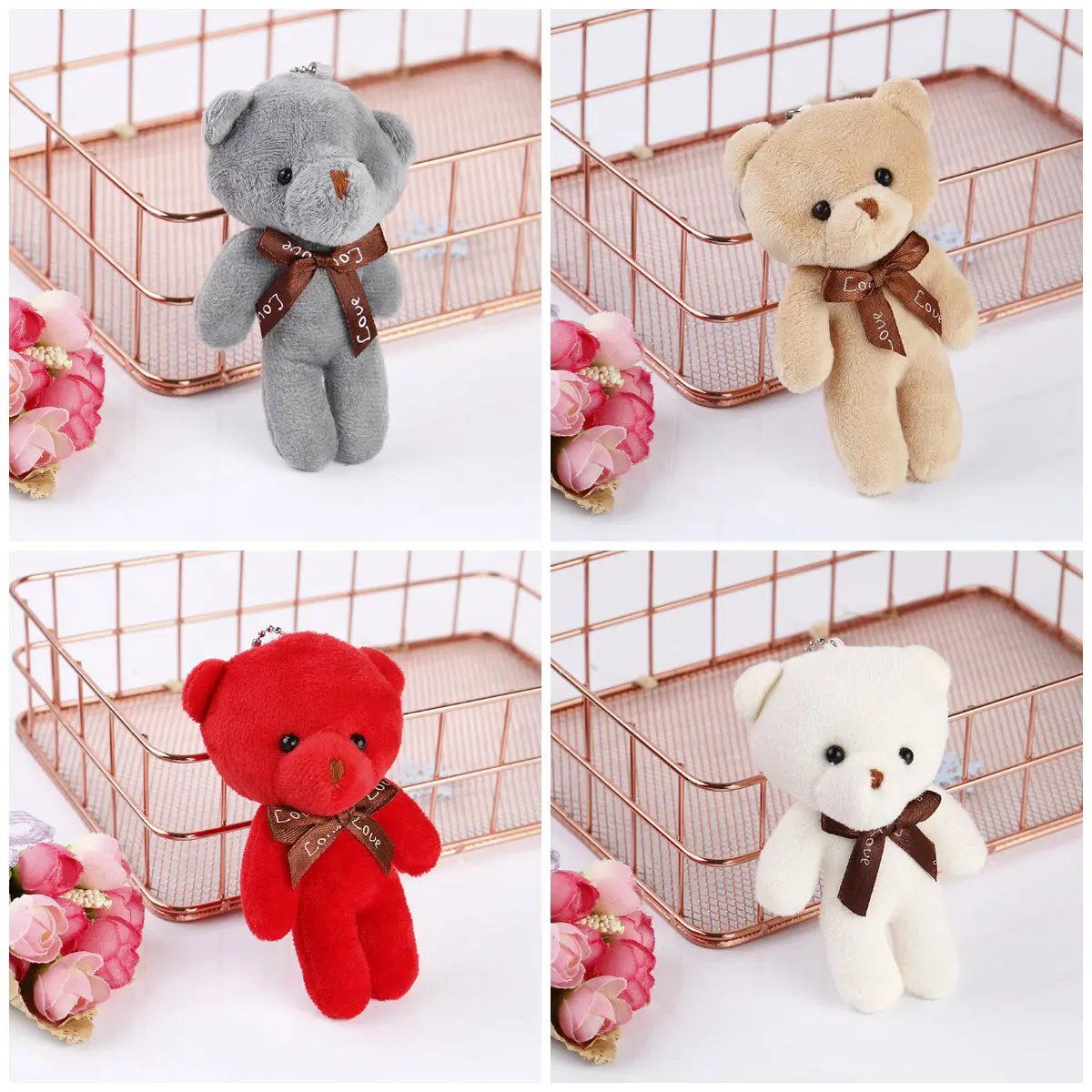 10cm Approx. Size Small Colors Bear Plush Stuffed TOY Wedding Gift love bears Bouquet Decor Doll toys
10cm Approx. Size Small Colors Bear Plush Stuffed TOY Wedding Gift love bears Bouquet Decor Doll toys