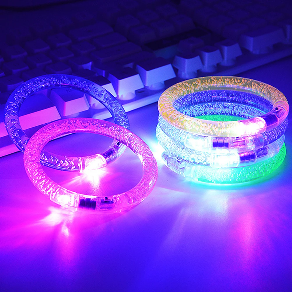 Electric Light Up Luminous Flashing Bracelet Glow In The Dark Children Led Lighting Up Toys For Kids Children Christmas Random
Electric Light Up Luminous Flashing Bracelet Glow In The Dark Children Led Lighting Up Toys For Kids Children Christmas Random
