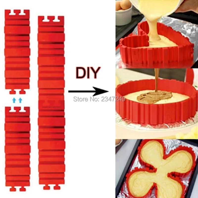 4Pcs/set Magic Bake Snakes Food Grade Silicone Cake Molds Bake Diy All Kinds of Cake Mould Baking Tools
4Pcs/set Magic Bake Snakes Food Grade Silicone Cake Molds Bake Diy All Kinds of Cake Mould Baking Tools