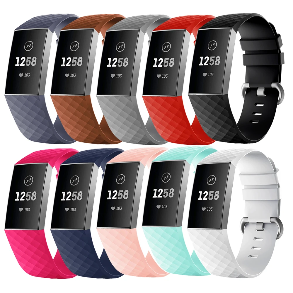 BOX-W Replacement Wristband Strap Large Small Band Available in Varied Colors with Secure Metal Clasp for Fitbit Charge 3
BOX-W Replacement Wristband Strap Large Small Band Available in Varied Colors with Secure Metal Clasp for Fitbit Charge 3