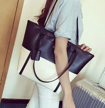 Fashion handbags High quality PU leather Women bag Sweet girl hit the color shoulder bag large capacity Portable big bag Fashion handbags High quality PU leather Women bag Sweet girl hit the color shoulder bag large capacity Portable big bag<br><br>Aliexpress
