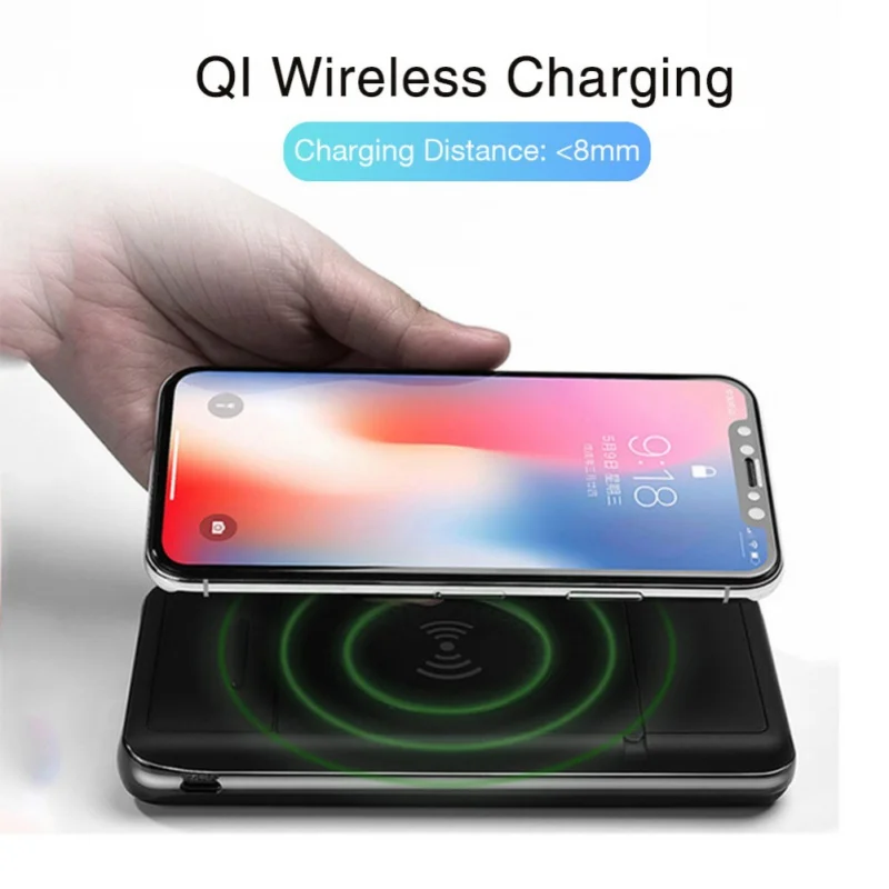 Qi Wireless 20000mAh Power Bank 2USB LCD Phone Fast Charger For iPhone Android With Phone Holder
Qi Wireless 20000mAh Power Bank 2USB LCD Phone Fast Charger For iPhone Android With Phone Holder