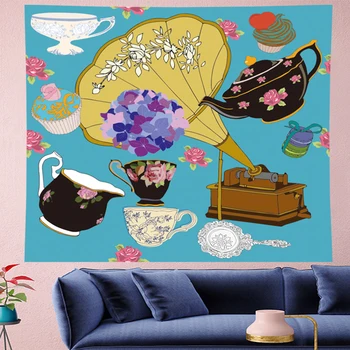 Cute icecream dessert cartoon wall hanging Afternoon tea blue Tapestries kids room wall carpet Home decor Beach Mat
Cute icecream dessert cartoon wall hanging Afternoon tea blue Tapestries kids room wall carpet Home decor Beach Mat