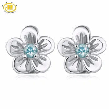 Hutang Stone Jewelry Natural Gemstone Apatite Flower Stud Earrings Solid 925 Sterling Silver Fine Jewelry For Women's Gift NEW
Hutang Stone Jewelry Natural Gemstone Apatite Flower Stud Earrings Solid 925 Sterling Silver Fine Jewelry For Women's Gift NEW