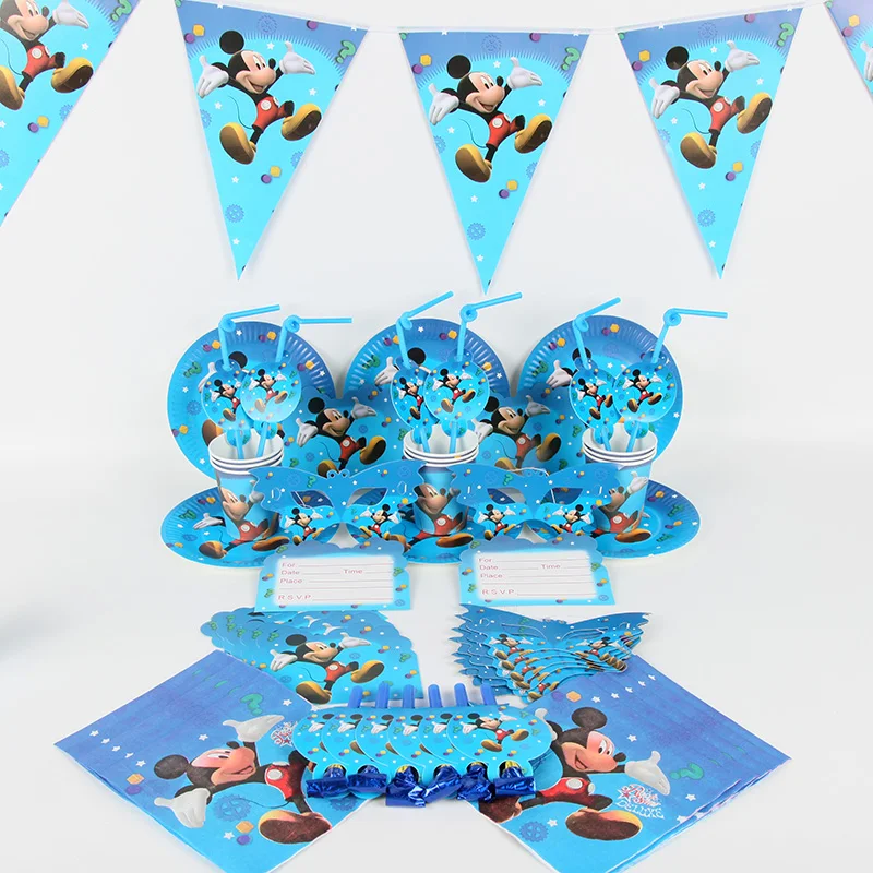 86pcs/lot kids birthday party mickey mouse cup plate straw banner party decoration sets paper garland baby shower supplies
86pcs/lot kids birthday party mickey mouse cup plate straw banner party decoration sets paper garland baby shower supplies