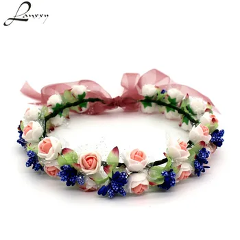 Lanxxy hand-made flowers wedding hair accessories for women girls headbands floral crown hairwear headband
Lanxxy hand-made flowers wedding hair accessories for women girls headbands floral crown hairwear headband