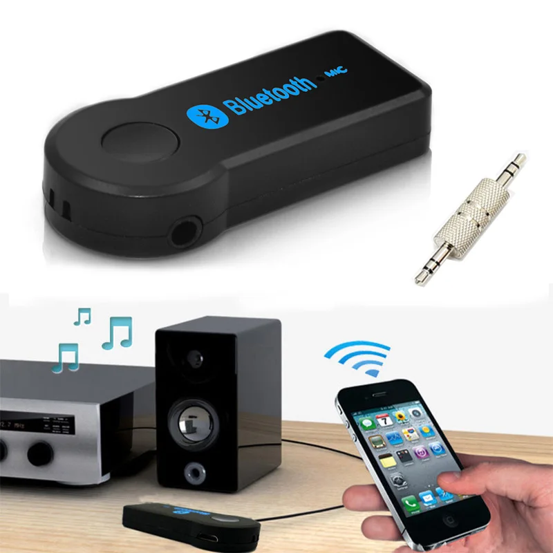 Универсальный 3 5 мм потоковый автомобильный A2DP беспроводной Bluetooth комплект AUX