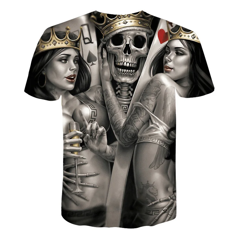 Popular Riding a motorcycle Skull 3D Print t shirt Men Women tshirt Summer Casual Short Sleeve O-neck Streetwear Tops&Tees
Popular Riding a motorcycle Skull 3D Print t shirt Men Women tshirt Summer Casual Short Sleeve O-neck Streetwear Tops&Tees