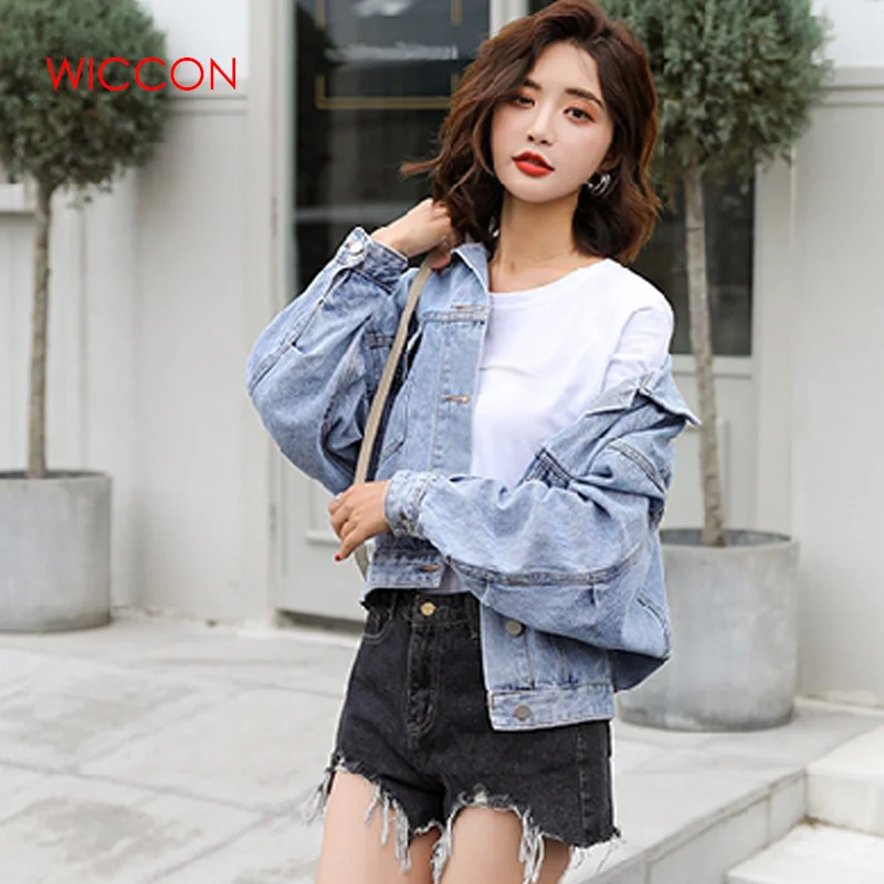 2019 Spring & Autumn Women Denim Jacket Vintage Cropped Short Denim Coat Long-Sleeve Slim Jeans Tops
2019 Spring & Autumn Women Denim Jacket Vintage Cropped Short Denim Coat Long-Sleeve Slim Jeans Tops