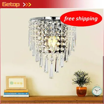 Free Shipping Crystal LED Wall Lamp Modern Simple E14 Lights Fixture Bedside Sitting Room Stairs Corridor Lustre Bracket Lamp 
Free Shipping Crystal LED Wall Lamp Modern Simple E14 Lights Fixture Bedside Sitting Room Stairs Corridor Lustre Bracket Lamp