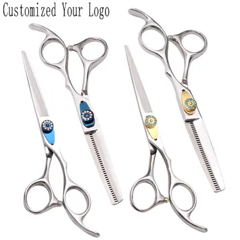 C1115 6" 17.5cm Customize Logo Hairdressing Scissors Cutting Shears Thinning Scissors Antler Up Teeth Professional Hair Scissors
C1115 6" 17.5cm Customize Logo Hairdressing Scissors Cutting Shears Thinning Scissors Antler Up Teeth Professional Hair Scissors