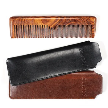 Black Gold Sandalwood Comb With PU Leather Bag Thick Slender Portable Hair Combs Beard Comb For Men Hair Care Tools
Black Gold Sandalwood Comb With PU Leather Bag Thick Slender Portable Hair Combs Beard Comb For Men Hair Care Tools