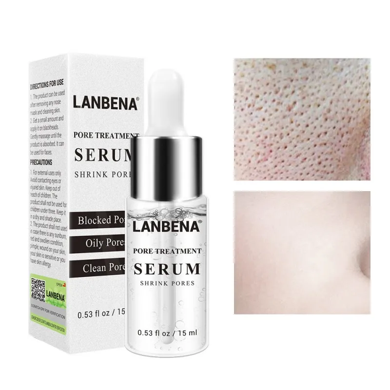 Vitamin C Pore Treatment Serum Shrink Pores Blackhead Remover Acne Spots Hyaluronic Acid Face Essence Skin Care 15ml
Vitamin C Pore Treatment Serum Shrink Pores Blackhead Remover Acne Spots Hyaluronic Acid Face Essence Skin Care 15ml