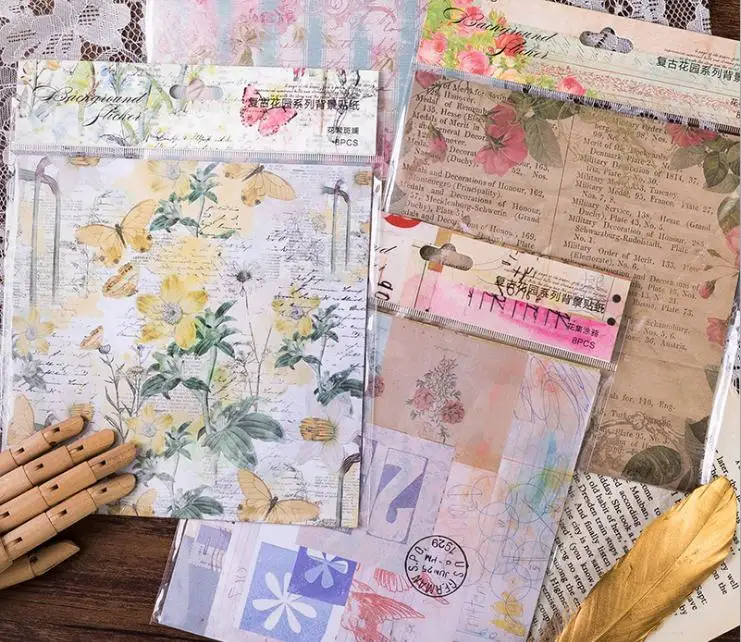 8 Pcs 16.5 x 16.5cm Floral Craft Paper Stickers Photos Decor Props Craft Paper for DIY Scrapbooking Papers Scrapbook Album
8 Pcs 16.5 x 16.5cm Floral Craft Paper Stickers Photos Decor Props Craft Paper for DIY Scrapbooking Papers Scrapbook Album