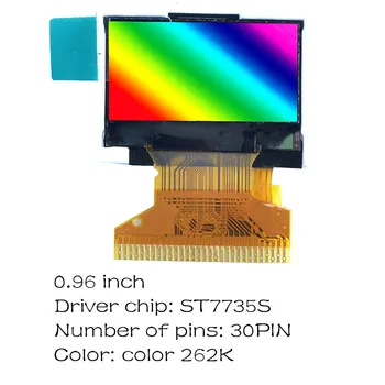 0.96 inch OLED display 30PIN SSD1315 SSD1306 ST7735S 12864 dot matrix LCD display module Blue/white optional
0.96 inch OLED display 30PIN SSD1315 SSD1306 ST7735S 12864 dot matrix LCD display module Blue/white optional