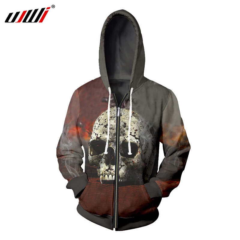 UJWI 2018 New Fashion 3D Print Skull Zipper Joggers Tops Cool Dark Souls Pullover Long Sleeve Hip Hop Zip Hoodies Harajuku
UJWI 2018 New Fashion 3D Print Skull Zipper Joggers Tops Cool Dark Souls Pullover Long Sleeve Hip Hop Zip Hoodies Harajuku
