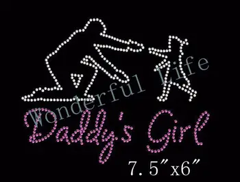 Free Shipping Daddys Girl Rhinestone Transfer Design light pink with white clear crystal Iron On T Shirt Transfer
Free Shipping Daddys Girl Rhinestone Transfer Design light pink with white clear crystal Iron On T Shirt Transfer