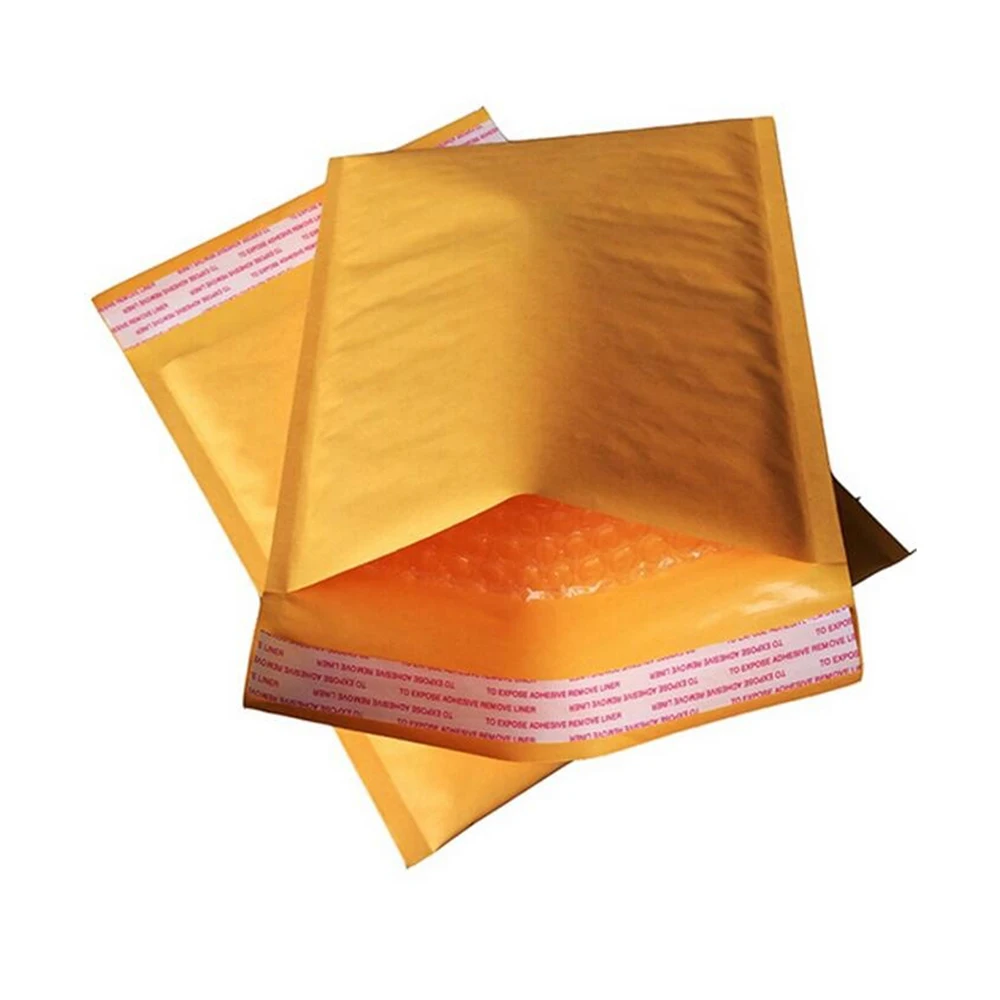 Self Seal Business Supplies 15 pcs Thickened Kraft High Quailty Paper Bubble Padded Envelope Mailer Shipping Bag
Self Seal Business Supplies 15 pcs Thickened Kraft High Quailty Paper Bubble Padded Envelope Mailer Shipping Bag
