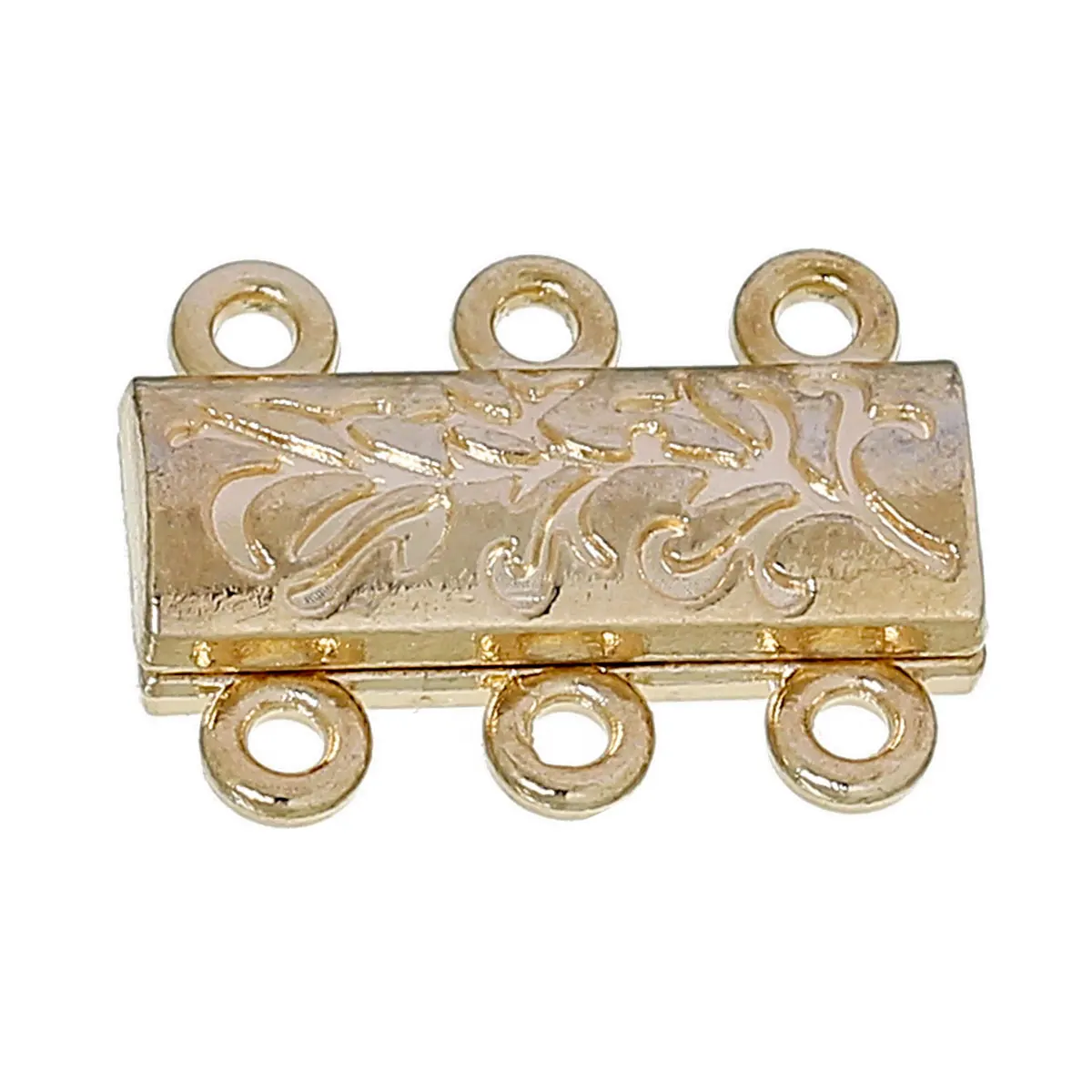 Magnetic Clasps Rectangle Gold Plated Flower Carved 19mm( 6/8") x 14mm( 4/8"), 2 Sets 2016 new
Magnetic Clasps Rectangle Gold Plated Flower Carved 19mm( 6/8") x 14mm( 4/8"), 2 Sets 2016 new