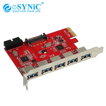 5 Ports PCI-E to USB 3.0 Expansion Card Up To 5Gbps Transfer Compliant PCI-Express 2.0 For Windows 2000/XP/2003/2008/Vista/7/8
5 Ports PCI-E to USB 3.0 Expansion Card Up To 5Gbps Transfer Compliant PCI-Express 2.0 For Windows 2000/XP/2003/2008/Vista/7/8