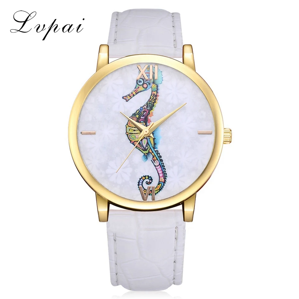 Lvpai Dropshipping Women Watches Fashion Leather Seahorse Gold Wrist Quartz Watch Casual Ladies Sport Clock Relogio Feminino
Lvpai Dropshipping Women Watches Fashion Leather Seahorse Gold Wrist Quartz Watch Casual Ladies Sport Clock Relogio Feminino