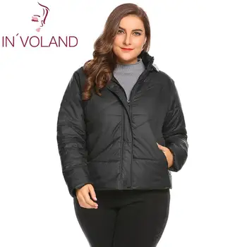 IN'VOLAND Quilted Plus Size Women Coats Jacket Detachable Puffer Warm Autumn Winter Overcoat wirth Pocket Hooded Short Coats
IN'VOLAND Quilted Plus Size Women Coats Jacket Detachable Puffer Warm Autumn Winter Overcoat wirth Pocket Hooded Short Coats