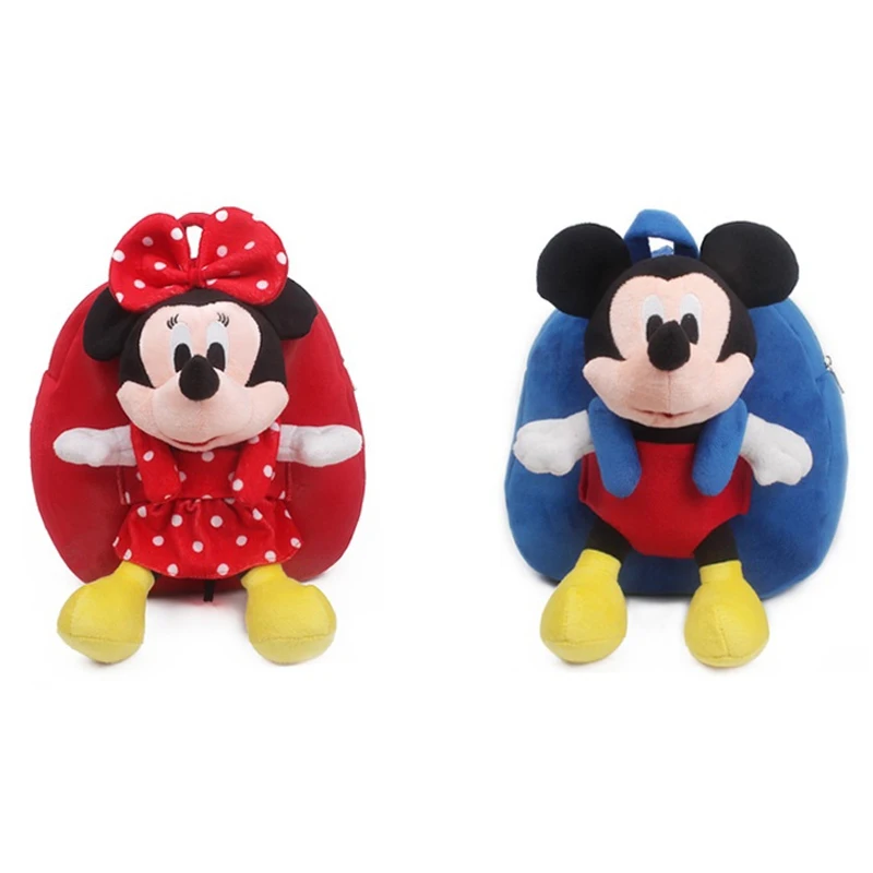 Good quality baby schoolbag plush backpack with Mickey Minnie dolls toys for boys girls children's school bag
Good quality baby schoolbag plush backpack with Mickey Minnie dolls toys for boys girls children's school bag