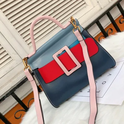NEW Women Leather Handbag Shoulder Bag Women Contrast Color Bag Female Sac a Main Designer Handbags High Quality Hand Bags
NEW Women Leather Handbag Shoulder Bag Women Contrast Color Bag Female Sac a Main Designer Handbags High Quality Hand Bags