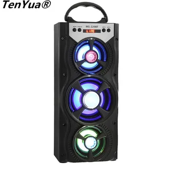 TenYua Wireless Bluetooth Speaker LED Portable Hi-Fi Speaker Bass with AUX USB cable Cool LED Shining Light TF Card
TenYua Wireless Bluetooth Speaker LED Portable Hi-Fi Speaker Bass with AUX USB cable Cool LED Shining Light TF Card