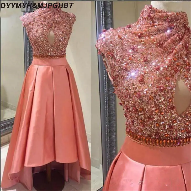 Short Front and Long Back Evening Dress 2019 Dubai Turkish Arabic Beading Asymmetrical Formal Prom Party Dresses
Short Front and Long Back Evening Dress 2019 Dubai Turkish Arabic Beading Asymmetrical Formal Prom Party Dresses