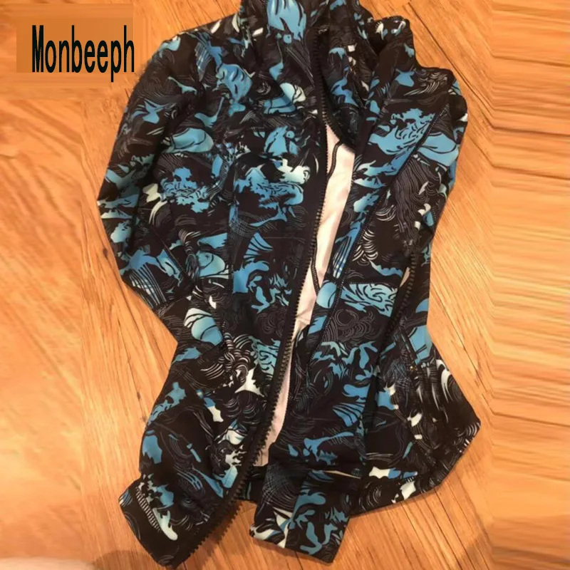 2019 MONBEEPH Jacket Women print Striped Zip Up Casual Hooded New Jacket Clothing Coats Female Spring Outerwear
2019 MONBEEPH Jacket Women print Striped Zip Up Casual Hooded New Jacket Clothing Coats Female Spring Outerwear