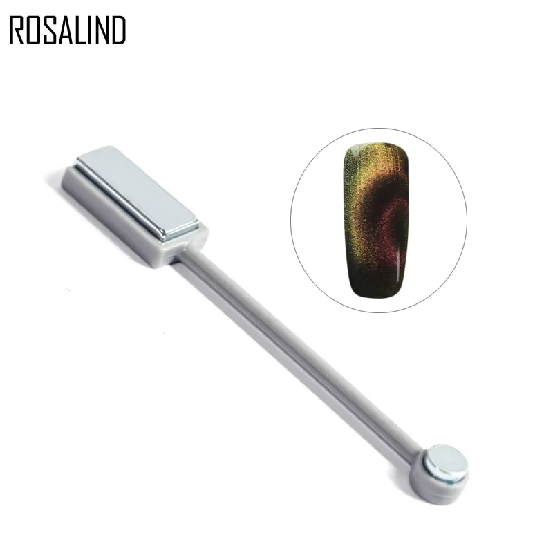 Гель-лак для кошачьих глаз ROSALIND с двойной головкой магнитная палочка сильным