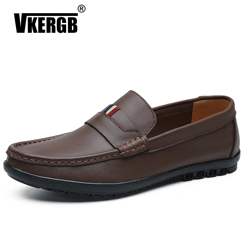 VKERGB Fashion Leather Shoes Men Genuine leather Slip On Lazy Shoes Walking Boat Designer Shoe Loafers Moccasins Handmade Flats
VKERGB Fashion Leather Shoes Men Genuine leather Slip On Lazy Shoes Walking Boat Designer Shoe Loafers Moccasins Handmade Flats