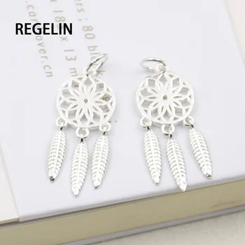 REGELIN S925 Sterling Silver Dreamcatcher Pentacle Fashion Drop Earrings Feather Dream Catcher Earrings For Women Jewelry
REGELIN S925 Sterling Silver Dreamcatcher Pentacle Fashion Drop Earrings Feather Dream Catcher Earrings For Women Jewelry