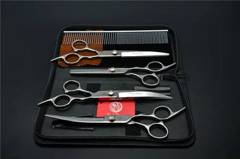 5Pcs Suit 7'' Purple Dragon Japan 440C Professional Hair Hairdressing Scissors Comb +Cutting+Thinning+UP&Down Curved Shear Z3001
5Pcs Suit 7'' Purple Dragon Japan 440C Professional Hair Hairdressing Scissors Comb +Cutting+Thinning+UP&Down Curved Shear Z3001