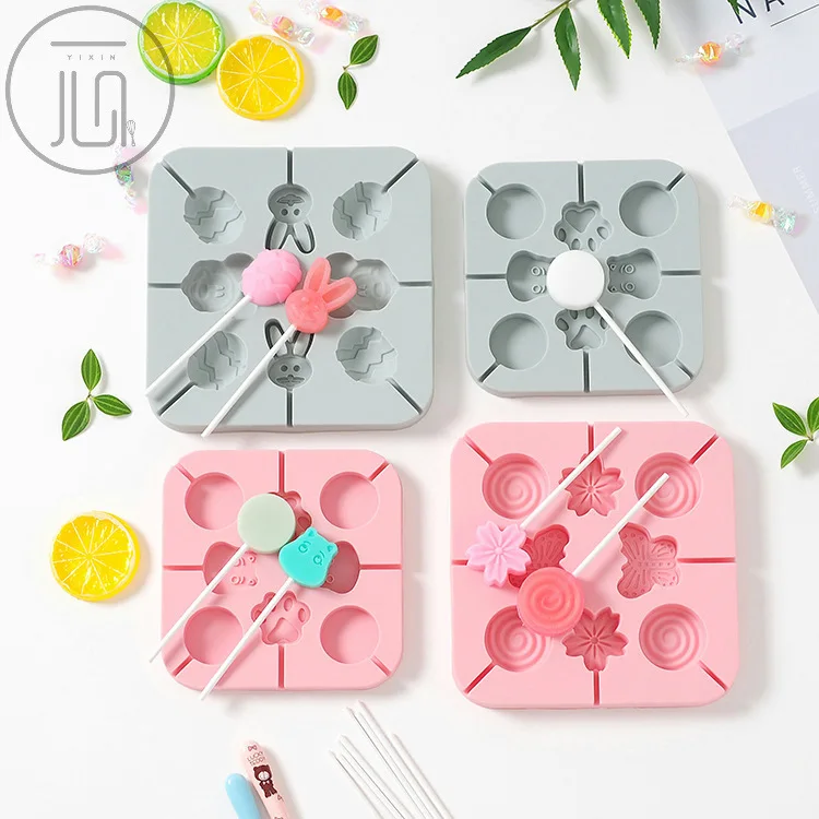 Rabbit Egg Silicone Lollipop Candy Cake baking mold Chocolate Cake Decorating Pastry Mould Cute Pig Hippo lollipops mold round
Rabbit Egg Silicone Lollipop Candy Cake baking mold Chocolate Cake Decorating Pastry Mould Cute Pig Hippo lollipops mold round