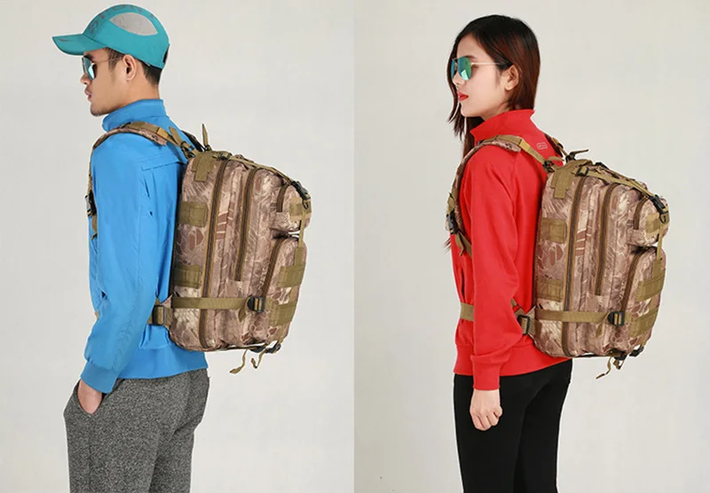 30L Outdoor Military Tactical Backpack Molle Bag Army Sport Rucksack Climbing Camping Trekking Storage Camouflage Bag BP0272 (5)