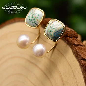 XlentAg Natural Fresh Water Pearl Green Colored Glass Stud Earrings For Women Girl Mother's Day Gift Pendientes Mujer GE0768D
XlentAg Natural Fresh Water Pearl Green Colored Glass Stud Earrings For Women Girl Mother's Day Gift Pendientes Mujer GE0768D