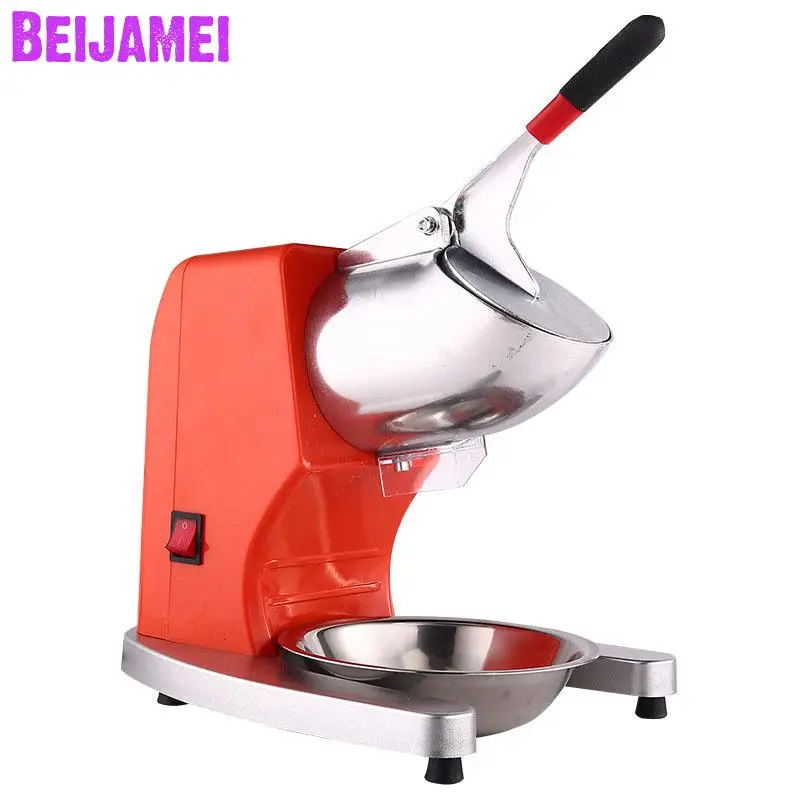 BEIJAMEI Promotion 95KG/H Electric Ice Crusher Smoothie Shaver Home Ice Block Breaking grinder Machine 220V
BEIJAMEI Promotion 95KG/H Electric Ice Crusher Smoothie Shaver Home Ice Block Breaking grinder Machine 220V