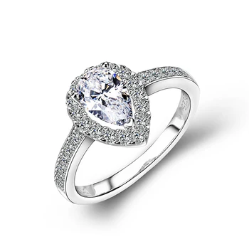 CHEESTAR JEWELS fine jewelry 925 sterling silver ring for woman center stone is 7*5mm white color Pear shape cubic zirconia
CHEESTAR JEWELS fine jewelry 925 sterling silver ring for woman center stone is 7*5mm white color Pear shape cubic zirconia