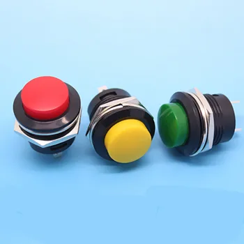 50Pcs R13-507 Self Reset Push Button Switch 16mm Hole Non Self locking Momentary Switch 6A 125VAC / 3A 250VAC
50Pcs R13-507 Self Reset Push Button Switch 16mm Hole Non Self locking Momentary Switch 6A 125VAC / 3A 250VAC