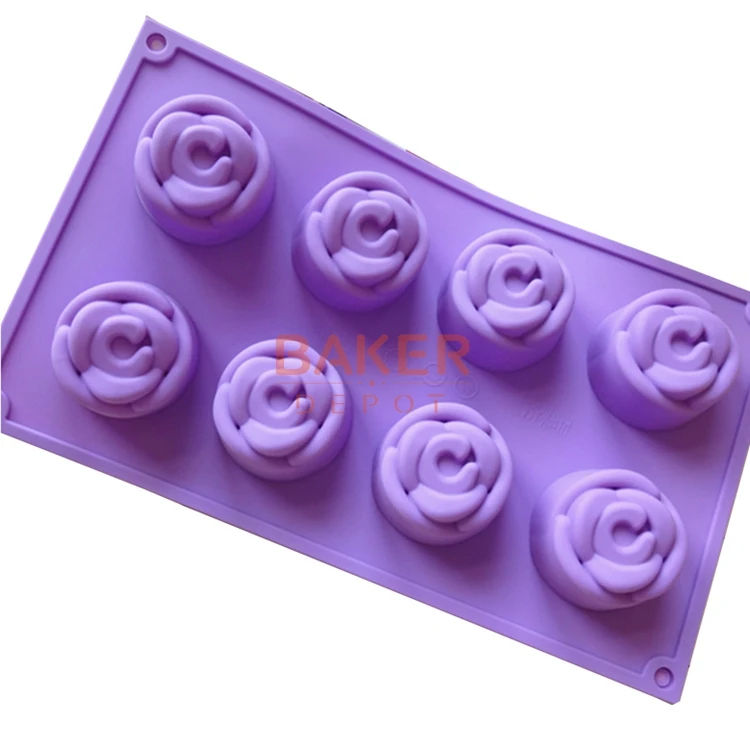 silicone cake mold 8 lattices rose shape chocolate mold handmade soap jelly pudding mold SSCM-001-7
silicone cake mold 8 lattices rose shape chocolate mold handmade soap jelly pudding mold SSCM-001-7