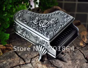 Free Shipping - New Arrival! Fashion Jewelry Box Zinc-alloy Metal trinket box Vintage Piano Shaped Romantic Gifts
Free Shipping - New Arrival! Fashion Jewelry Box Zinc-alloy Metal trinket box Vintage Piano Shaped Romantic Gifts