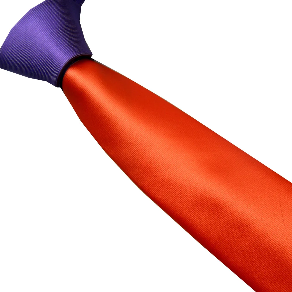LAMMULIN Men's Suit Ties Novelty Design Purple Knot Contrast Orange Two Tone Microfiber Patchwork NeckTie Skinny Tie 6cm Cravat
LAMMULIN Men's Suit Ties Novelty Design Purple Knot Contrast Orange Two Tone Microfiber Patchwork NeckTie Skinny Tie 6cm Cravat